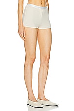 GRLFRND Layering Jersey Shorts in Birch Beige, view 2, click to view large image.