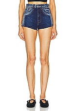 GRLFRND Kyla Two Tone Hot Short in Tonal Utility, view 1, click to view large image.