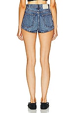 GRLFRND Kyla Two Tone Hot Short in Tonal Utility, view 3, click to view large image.