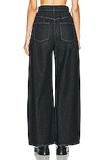 GRLFRND Chloe High Rise Pleated Wide Leg in Fulton, view 3, click to view large image.