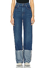 GRLFRND Sienna High Rise Big Cuff Jean in Broadway, view 1, click to view large image.