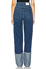GRLFRND Sienna High Rise Big Cuff Jean in Broadway, view 3, click to view large image.