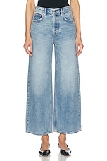 GRLFRND Norah High Rise Crop Wide Leg in Memphis Blue, view 1, click to view large image.
