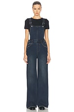GRLFRND Sadie Wide Leg Overalls Jeans in Goleta | FWRD