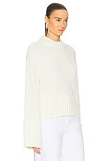 GRLFRND Jeren Sweater in Ivory, view 2, click to view large image.