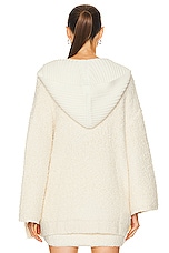 GRLFRND Aldis Boucle Sweater in Ivory, view 3, click to view large image.