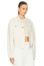 GRLFRND Amelia Oversized Cinched Waist Jacket in Western Canyon, view 2, click to view large image.