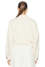 GRLFRND Amelia Oversized Cinched Waist Jacket in Western Canyon, view 3, click to view large image.