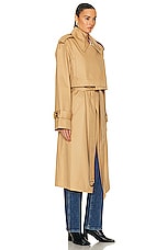 GRLFRND The Convertible Trench Coat in British Tan, view 5, click to view large image.