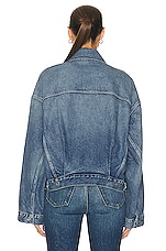 GRLFRND Christi Oversized Denim Jacket in San Pedro, view 3, click to view large image.