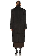GRLFRND Flora Coat in Dark Brown, view 3, click to view large image.