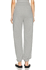 GRLFRND The Curve Sweatpant in Heather Grey, view 3, click to view large image.