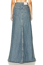 GRLFRND Fiona Godet Maxi Skirt in Inwood Hill, view 3, click to view large image.