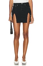 GRLFRND Jasmine Mini Skirt With Double Slit in East Side, view 1, click to view large image.
