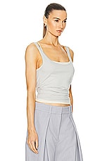 GRLFRND Layering Jersey Tank Set in Grey & Birch Beige, view 2, click to view large image.