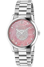 Gucci G-Timeless Iconic 38mm Watch in Steel, view 1, click to view large image.