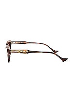 Gucci Strass Cat Eye Sunglasses in Medium Havana, view 3, click to view large image.