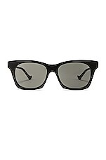 Gucci Strass Cat Eye Sunglasses in Black, view 1, click to view large image.