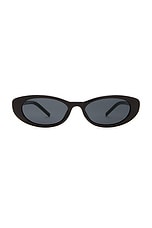 Gucci G String Strass Sunglasses In Black &amp; Grey in Black & Grey, view 1, click to view large image.