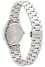 Gucci G-Timeless Slim Watch in Silver, view 4, click to view large image.