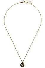Gucci Black Onyx Diamond Pendant Necklace in Yellow Gold, view 1, click to view large image.