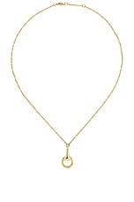 Gucci Horsebit Necklace in Yellow Gold, view 1, click to view large image.