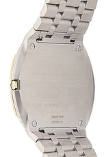 Gucci GG Golden Brass Dial Watch in Stainless Steel, view 4, click to view large image.