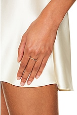 Gucci Link To Love Mirrored Ring in Yellow Gold, view 2, click to view large image.