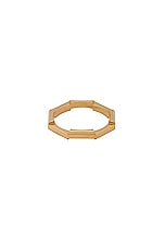 Gucci Link To Love Mirrored Ring in Yellow Gold, view 4, click to view large image.