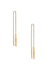 Gucci Link To Love Chain Earrings in Yellow Gold, view 1, click to view large image.