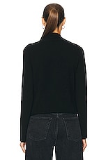 Guest In Residence Stealth Cardigan in Black, view 3, click to view large image.