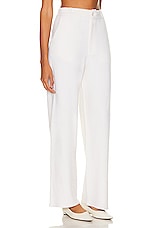 Guest In Residence Tailored Trouser in Cream, view 2, click to view large image.