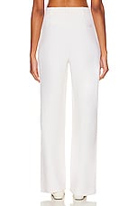 Guest In Residence Tailored Trouser in Cream, view 3, click to view large image.
