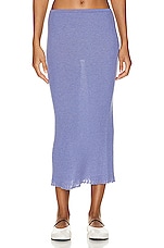Guest In Residence High Tide Skirt in Amethyst, view 1, click to view large image.