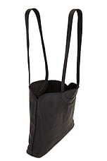 Guidi Medium Shoulder Bag in Black, view 4, click to view large image.