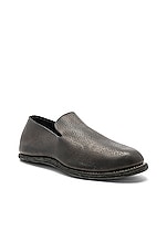 Guidi Calf Full Grain Slip On in Black, view 2, click to view large image.