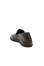 Guidi Calf Full Grain Slip On in Black, view 3, click to view large image.