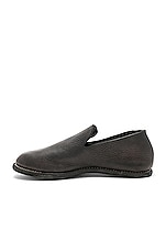 Guidi Calf Full Grain Slip On in Black, view 5, click to view large image.