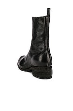Guidi PL2 Full Grain Horse Front Zip Boot in Black, view 3, click to view large image.
