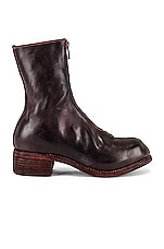 Guidi Full Grain Horse Front Zip Boot in Burgundy, view 1, click to view large image.
