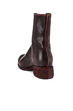 Guidi Full Grain Horse Front Zip Boot in Burgundy, view 3, click to view large image.