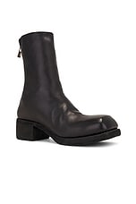 Guidi 9088 Square Toe Back-Zip Boot in Black, view 2, click to view large image.