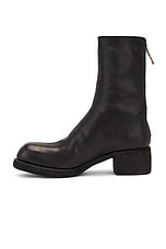 Guidi 9088 Square Toe Back-Zip Boot in Black, view 5, click to view large image.