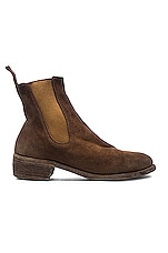 Guidi Stag Chelsea Boots in Brown, view 1, click to view large image.