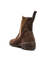 Guidi Stag Chelsea Boots in Brown, view 3, click to view large image.