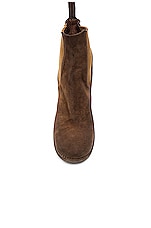 Guidi Stag Chelsea Boots in Brown, view 4, click to view large image.