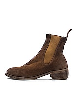 Guidi Stag Chelsea Boots in Brown, view 5, click to view large image.