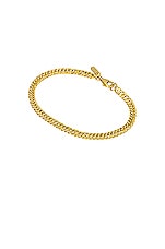 Hatton Labs Gold Mini Cuban Bracelet in Gold, view 1, click to view large image.