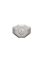 Hatton Labs Octagon Signet Ring in Silver, view 1, click to view large image.