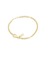 Hatton Labs GP Mini Anchor Bracelet in Gold, view 2, click to view large image.